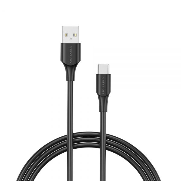 284297_1 Vention Cable USB-A Macho a USB-C Macho - 1.5m - 3A - 60W - 480Mbps - Color Negro - Imagen 1