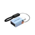 Vention Adaptador USB3.1 Tipo-C Macho a USB Hembra OTG con Lanyard - Aluminio Gris - Imagen 2