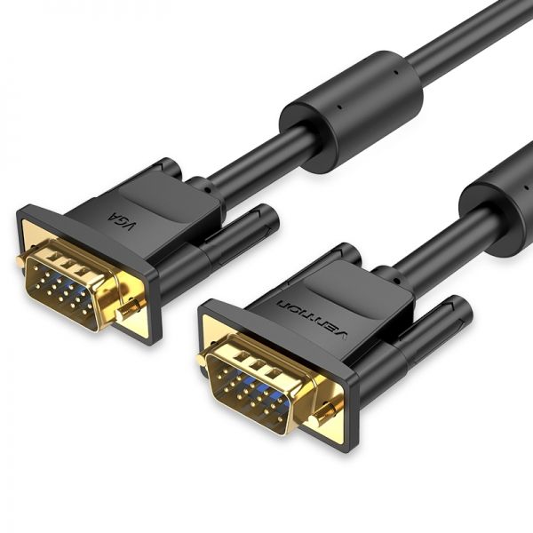 284452_1 Vention Cable SVGA VGA Macho a VGA Macho - 5m - Color Negro - Imagen 1