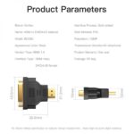 Vention Adaptador HDMI Macho a DVI (24+5) Hembra - Color Negro - Imagen 5