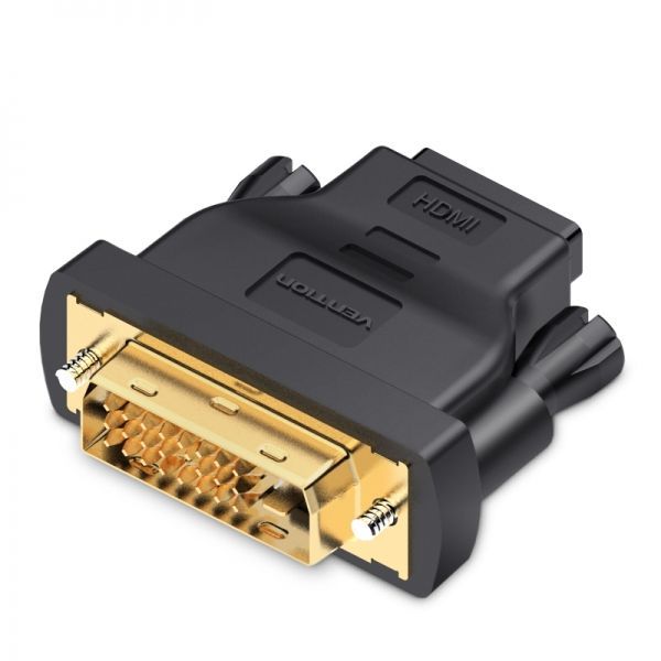 284522_1 Vention Adaptador DVI Macho a HDMI Hembra - Color Negro - Imagen 1