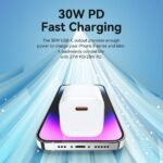 Vention Cargador de Pared GaN USB-C 30W 3A Carga Rapida - Color Amarillo - Imagen 2