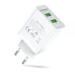 Vention Cargador de Pared 2xUSB-A 3A 18W - Carga rapida - Color Blanco - Imagen 2