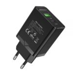 Vention Cargador de Pared USB (C+A) 3.4A 20W PD3.0/QC4.0 - Carga rapida - Color Negro - Imagen 2