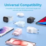 Vention Cargador de Pared GaN USB-C - Carga rapida EU - Color Azul - Imagen 3