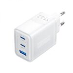 Vention Cargador de Pared GaN 3 Puertos USB (C + C + A) (65W/65W/30W) - EU - Color Negro - Imagen 2