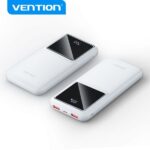 Vention Bateria Powerbank 10000mAh 22.5W USB (C+A+A) con Pantalla LED - Color Blanco - Imagen 2