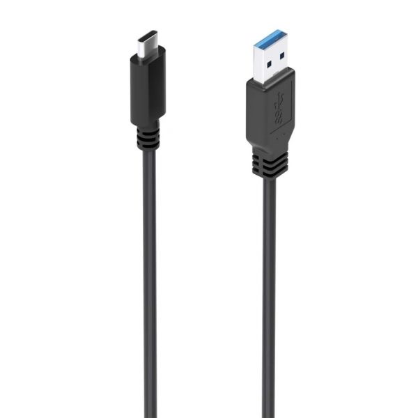 284817_1 Aisens Cable USB 3.1 Gen2 10Gbps - Conector USB-C a USB-A - Carga hasta 3A - Transferencia 10Gbps - Compatible Thunderbolt 3 - Color Negro - Imagen 1