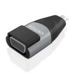Aisens Conversor USB-C a VGA de Aluminio - Transmision de Señales USB a VGA - Resolucion 1920×1200@60Hz - Compatible con Macbook Pro y Chromebook - Color Gris - Imagen 2