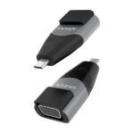 Aisens Conversor USB-C a VGA de Aluminio - Transmision de Señales USB a VGA - Resolucion 1920×1200@60Hz - Compatible con Macbook Pro y Chromebook - Color Gris - Imagen 3