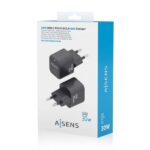 Aisens Cargador Gan USB-C 30W - Alta Eficiencia Energetica - Diseño Elegante y Moderno - Tecnologia AI para Carga Rapida - Multiples Protecciones de Seguridad - Imagen 5