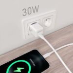 Aisens Cargador Gan USB-C 30W: Eficiencia Energetica y Seguridad - Tecnologia AI - Multiples Protocolos de Carga - Proteccion contra Sobrecarga y Cortocircuito - Compatible con Dispositivos USB-C - Imagen 5