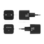 Aisens Cargador Gan USB-C 30W - Alta Eficiencia Energetica - Diseño Elegante y Moderno - Tecnologia AI para Carga Rapida - Imagen 4