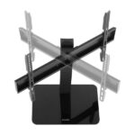 Aisens Eco Soporte de Mesa Giratorio para Monitor/TV - Estilo Sobremesa - Acero de Alta Resistencia - Facil Instalacion y Ajuste - Vesa Maximo 600x400mm - Carga Maxima 40Kg - Sistema Pasacables - Color Negro - Imagen 3