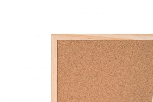Bi-Office Tablero de Corcho Doble Cara 400x300mm Marco Natural - Imagen 2
