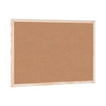 Bi-Office Tablero de Corcho Doble Cara 900x600mm Marco Natural - Imagen 2