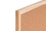 Bi-Office Tablero de Corcho Doble Cara 900x600mm Marco Natural - Imagen 3