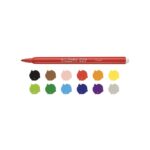 Carioca Joy Superlavables Pack de 12+2 Rotuladores - Punta 2.8mm Bloqueada - Capuchon Ventilado - Colores Surtidos - Imagen 3