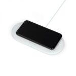 Ksix Base de Carga Inalambrica 2en1 15W - Carga Rapida - Tecnologia Qi - Compatible Movil, Auriculares Inalambricos y/o Smartwacth - Color Blanco - Imagen 2
