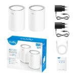 Cudy AX3000 Pack de 2 Sistemas WiFi 6 Mesh AX3000 2.5G Dual Band - Admite Ancho de Banda de 20/40/80/160MHz - 1x Puerto LAN 10/100/1000Mbps, 1x Puerto WAN 2.5Gbps - 5 Antenas Internas - Imagen 2