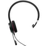 Jabra Evolve 20 Auricular Monoaural con Microfono USB - Cancelacion de Ruido - Diadema Ajustable - Controles en Cable - Color Negro - Imagen 2