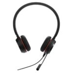 Jabra Evolve 20SE MS Auriculares Estero con Microfono USB - Cancelacion de Ruido - Diadema Ajustable - Controles en Cable - Color Negro - Imagen 2