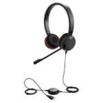 Jabra Evolve 20SE MS Auriculares Estero con Microfono USB - Cancelacion de Ruido - Diadema Ajustable - Controles en Cable - Color Negro - Imagen 4