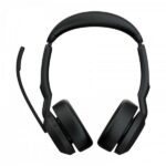 Jabra Evolve2 55 MS Stereo Auriculares con Microfono Bluetooth - Cancelacion de Ruido - Autonomia hasta 18h - Diadema Ajustable - Controles en Auricular - Color Negro - Imagen 2