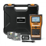 Brother PT-E560BTVP Rotuladora Electronica Bluetooth - Con Conexion a PC - Pantalla LCD - Ancho Max. de Cinta 18mm - Color Negro/Naranja - Imagen 4