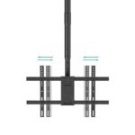 Tooq Soporte de Techo para Pantallas 43-86" - Angulo de Giro 180º - Inclinable - Gestion de Cables - Peso Max. 60kg - VESA Max. 600x400mm - Color Negro - Imagen 2