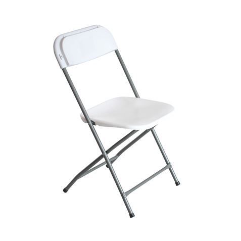 290372_1 Sungarden Silla Resina Plegable 80x50x45cm - Color Blanco - Imagen 1