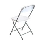 Sungarden Silla Resina Plegable 80x50x45cm - Color Blanco - Imagen 3