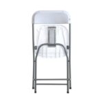 Sungarden Silla Resina Plegable 80x50x45cm - Color Blanco - Imagen 4