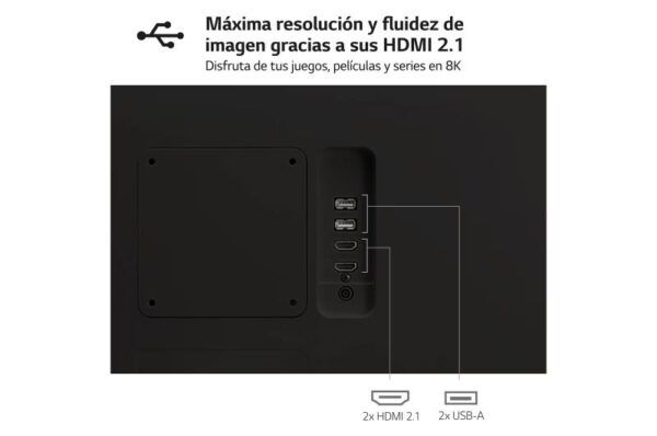LG Smart Monitor 31.5" IPS Full HD 1080p HDR10 - WebOS 23, Bluetooth, HDMI, DisplayPort, USB-A - Altavoces y Mando a Distancia - VESA 100x100mm - Imagen 5
