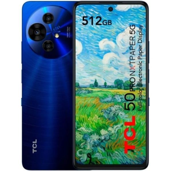 290792_1 TCL 50 Pro Nxtpaper 5G Smartphone Pantalla 6.78" - 8GB - 512GB - Camara 108MP - Bateria 5010mAh - Color Azul - Imagen 1