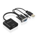 Aisens Cable Conversor SVGA+Audio a HDMI - SVGA/M+Jack 3.5/M+USB-A/M-HDMI A/H - 20cm - Color Negro - Imagen 2