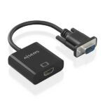 Aisens Cable Conversor SVGA+Audio a HDMI - SVGA/M+Jack 3.5/H+USB Microb/H-HDMI A/H - 20cm - Color Negro - Imagen 2