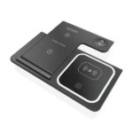 Aisens Cargador Inalambrico USB-C 3 en 1 de 15W para Movil - Apple Watch - Ariculares con Estuche de Carga - Color Negro - Imagen 3