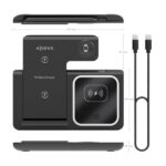 Aisens Cargador Inalambrico USB-C 3 en 1 de 15W para Movil - Apple Watch - Ariculares con Estuche de Carga - Color Negro - Imagen 4