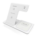 Aisens Cargador Inalambrico USB-C 3 en 1 de 15W para Movil - Apple Watch - Ariculares con Estuche de Carga - Color Blanco - Imagen 2