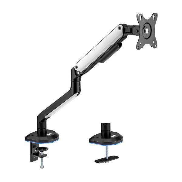 294387_1 Aisens Soporte de Mesa RGB Gaming Contrapeso Giratorio e Inclinable para Monitor/TV 9Kg (3 Pivotes - 1 Brazo) de 17-32" - Color Varios - Imagen 1