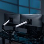 Aisens Soporte de Mesa RGB Gaming Contrapeso Giratorio e Inclinable para Monitor/TV 9Kg (3 Pivotes - 2 Brazos) de 17-32" - Color Varios - Imagen 5