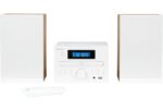 Thomson MIC121BT Micro Cadena 50W Bluetooth - Reproductor de CD, Radio FM - Tecnologia Bass Boost - Mando a Distancia - Color Blanco