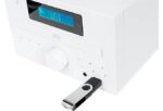 Thomson MIC121BT Micro Cadena 50W Bluetooth - Reproductor de CD, Radio FM - Tecnologia Bass Boost - Mando a Distancia - Color Blanco - Imagen 3