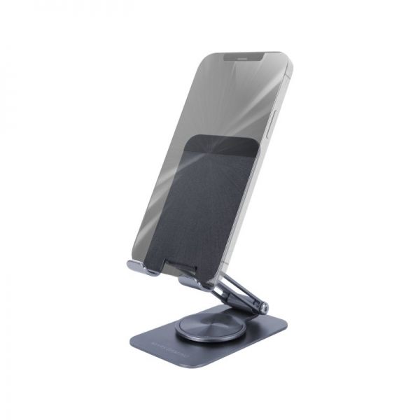 294832_1 Mars Gaming MA-RSS Soporte para Smartphone - Aluminio ligero - Rotacion 360º - Ajuste altura/inclinacion 180º - Base antideslizante - Color Negro - Imagen 1