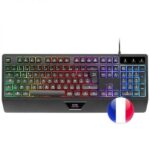 Mars Gaming MCP124 Combo Gaming 3en1 - Teclado H-Mech Ergonomico - Raton RGB Switches HUANO - Alfombrilla Nanotextil Rainbow - Compatibilidad Multiplataforma - Color Negro - Imagen 2