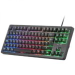 Mars Gaming MCP-RGB3 Combo Gaming 4en1 - Teclado TKL H-Mech LED FRGB - Raton Ultraligero RGB 3200 DPI - Auriculares Sonido Inmersivo - Alfombrilla XXL - Color Negro - Imagen 2