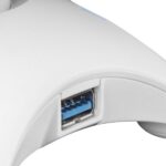 Mars Gaming MHHPRO Accesorio 3 en 1 - Soporte Auriculares - Bungee Raton - 2 Puertos USB 3.0 - Iluminacion RGB Flow 10 Modos - Control Tactil - Color Blanco - Imagen 4