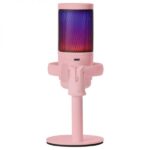 Mars Gaming ARGB MMIC-SE Microfono de Estudio - ADC 196kHz 24 bits - Condensador Cardioide - Monitoreo sin Latencia - Iluminacion ARGB - Control Tactil Intuitivo - Color Rosa - Imagen 2