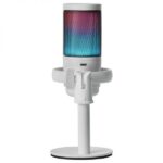 Mars Gaming ARGB MMIC-SE Microfono de Estudio - ADC 196kHz 24 bits - Condensador Cardioide - Monitoreo sin Latencia - Iluminacion ARGB - Controles Tactiles - Color Blanco - Imagen 2
